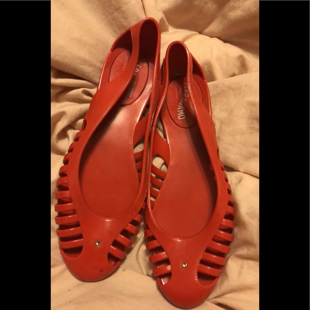 Salvatorre Ferragamo Jelly flats